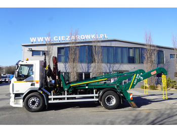 Crane truck DAF LF 18.310 E6 / Skip loader Fornal NKR 130V / HDS HMF 735 K2 / Manual gearbox: picture 3