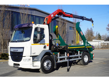 Crane truck DAF LF 18.310 E6 / Skip loader Fornal NKR 130V / HDS HMF 735 K2 / Manual gearbox: picture 2