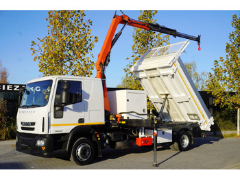 IVECO Eurocargo 120E18 Crane Palfinger / 3-way tipper / sleeper cab leasing IVECO Eurocargo 120E18 Crane Palfinger / 3-way tipper / sleeper cab: picture 1