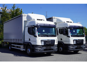 Curtainsider truck MAN TGM 15.290