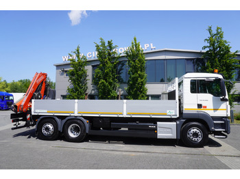 Dropside/ Flatbed truck, Crane truck MAN TGS 26.360 Flatbed / Fassi F175 7.7 T / steered 3rd axle: picture 3 Dropside/ Flatbed truck, Crane truck MAN TGS 26.360 Flatbed / Fassi F175 7.7 T / steered 3rd axle: picture 3