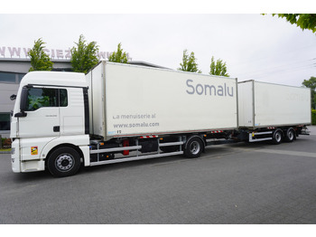 Box truck MAN TGX 18.430 / 18 EPAL box / Fruehauf 18 EPAL box trailer / 2021: picture 2
