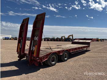 Low loader semi-trailer 1989 Castera RSTP25 T/A Semi-Remorque Porte-Engins ... Lowboy Trailer: picture 3