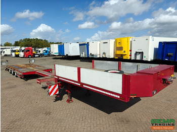 Low loader semi-trailer Broshuis E-2190/27 3-Assen SAF - SemiDieplader - Uitschuifbaar 4.57m - Verbreedbaar  - Twistlocks - Oprijplaten - 11/2025 APK: picture 3