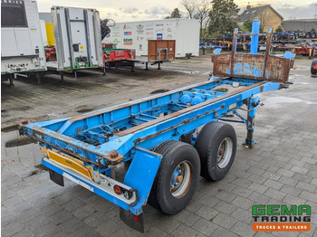 Container transporter/ Swap body semi-trailer Renders ROC 12-20CK 2-Assen BPW 20FT Kiepchassis - Hatz Dieselmotor - Trommelremmen - Luchtvering  (O2086): picture 2