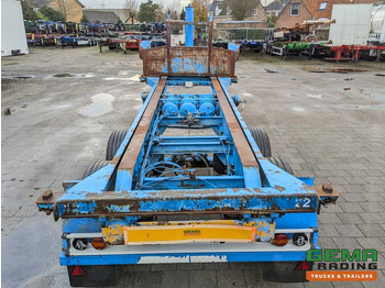 Container transporter/ Swap body semi-trailer Renders ROC 12-20CK 2-Assen BPW 20FT Kiepchassis - Hatz Dieselmotor - Trommelremmen - Luchtvering  (O2086): picture 5