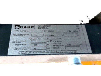 Attachment Kaup Integral sideshift 1080 mm: picture 3