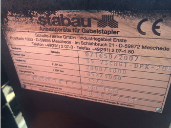 Attachment Stabau Double Pallet Handlers with Load Extender: picture 4