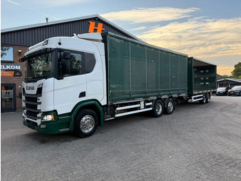 Curtainsider truck SCANIA R 500