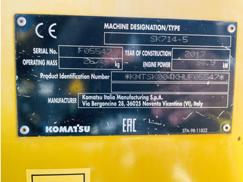 Skid steer loader Komatsu SK714-5 (4066): picture 3