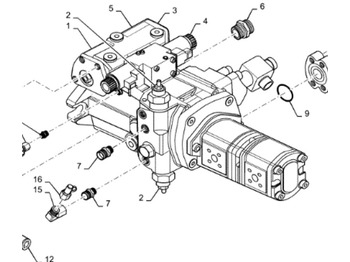Hydraulic pump CASE