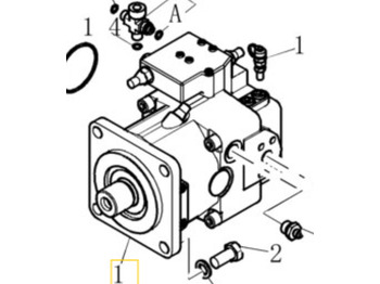 Hydraulic pump CASE