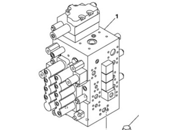 Hydraulic valve CASE