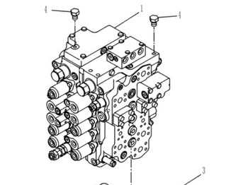 Hydraulic valve CASE