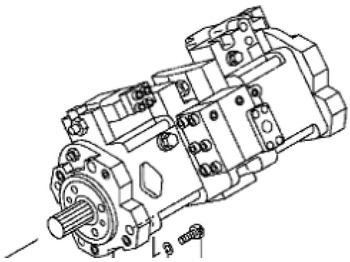New Hydraulic pump for Construction machinery Hitachi YA00072789: picture 2