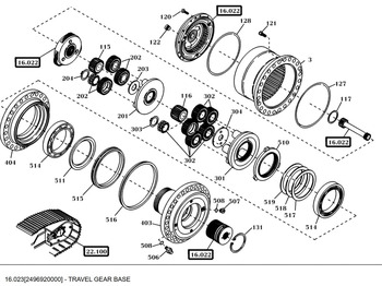 Final drive NEW HOLLAND