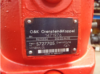 Hydraulic motor for Construction machinery O&K 9605856 -: picture 3