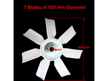 New Fan for Wheel loader Qingdao Promising Engine Cooling Fan Blade for China Loader: picture 3