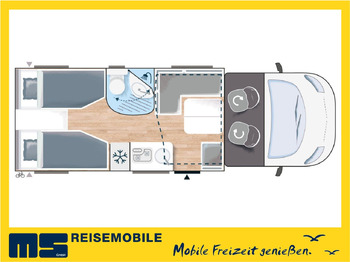 Semi-integrated motorhome Chausson 627 TITANIUM /-2026-/ EINZELBETTEN / 4.1T. / AHK: picture 2 Semi-integrated motorhome Chausson 627 TITANIUM /-2026-/ EINZELBETTEN / 4.1T. / AHK: picture 2