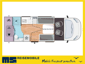Semi-integrated motorhome CHAUSSON 630