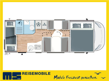 Alcove motorhome CHAUSSON C656 First Line