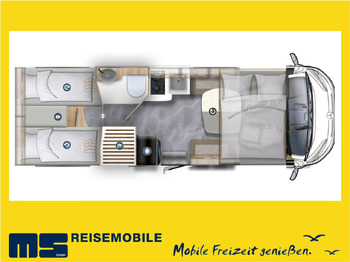 Integrated motorhome EURA MOBIL