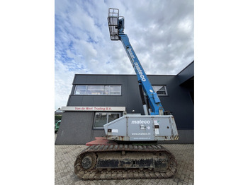 Telescopic boom Aichi SR18A telescoop hoogwerker ISUZU diesel rubber pads 2007 AICHI: picture 3