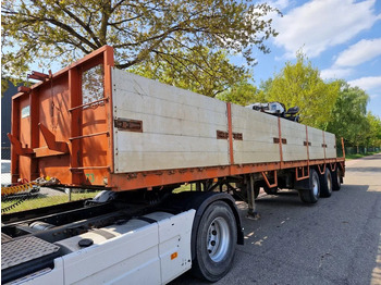 Dropside/ Flatbed semi-trailer Pacton 3 AS ZONDER KRAAN / SANS GRUE: picture 3
