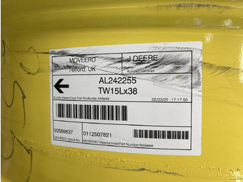 Tire for Agricultural machinery John Deere 15x38: picture 3