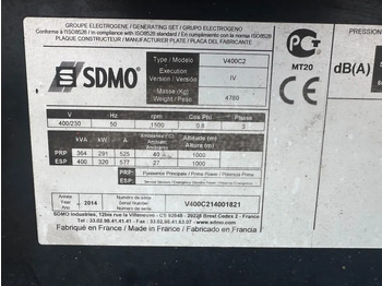 Generator set SDMO Volvo TAD 1342GE 440 kVA Silent generatorset: picture 3 Generator set SDMO Volvo TAD 1342GE 440 kVA Silent generatorset: picture 3