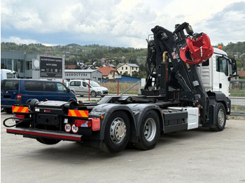 Hook lift truck, Crane truck MAN TGS 26.400 Abrollkipper* KESLA 2114Z* TOP: picture 5