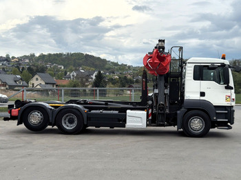 Hook lift truck, Crane truck MAN TGS 26.400 Abrollkipper* KESLA 2114Z* TOP: picture 4