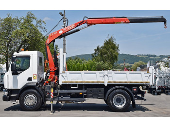 Crane truck, Tipper Renault MIDLUM 300 DXI * FASSI F105A.0.21 + PILOT* TOP: picture 5