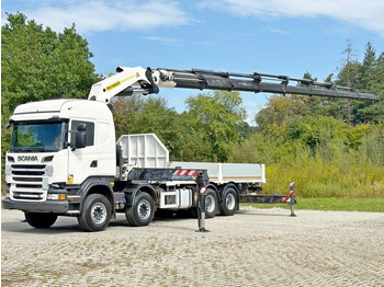 Crane truck Scania R 500 * PK 88002 - EH G + FUNK * 8x4 *TOPZUSTAND: picture 2