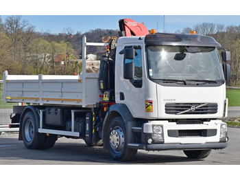 Crane truck, Tipper Volvo FL 290 KIPPER 4,90m * FASSI F95A.22 + FUNK * TOP Volvo FL 290 KIPPER 4,90m * FASSI F95A.22 + FUNK * TOP: picture 3
