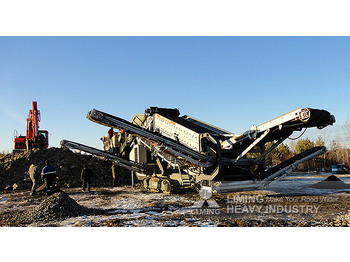 New Mobile crusher Liming 300 TPH Gypsum Aggregate Crushing and Screening Plant Layout: picture 3