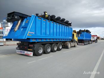 New Tipper semi-trailer LIDER 2021 MODEL NEW 35 Mt3 DUMPER ( BENNE ): picture 1