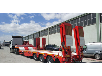 New Low loader semi-trailer for transportation of heavy machinery LIDER 2025  READY IN STOCK 50 TONS CAPACITY LOWBED: picture 3