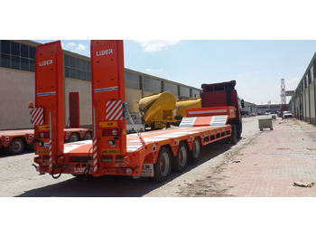 New Low loader semi-trailer for transportation of heavy machinery LIDER 2025  READY IN STOCK 50 TONS CAPACITY LOWBED: picture 4