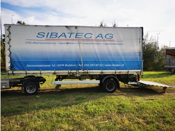 Curtainsider semi-trailer KRAPF BE Trailer Pritsche+Plane + LBW AHT1000 kg -: picture 4
