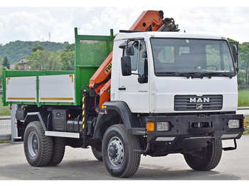 Tipper, Crane truck MAN LE 18.280 Kipper 3,70 m + PK 9501 /4x4: picture 3 Tipper, Crane truck MAN LE 18.280 Kipper 3,70 m + PK 9501 /4x4: picture 3