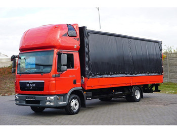 Curtainsider truck MAN TGL 12.220