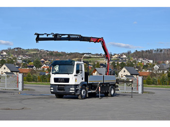 Dropside/ Flatbed truck, Crane truck MAN TGM 18.340* PRITSCHE 5,50m* KRAN /FUNK: picture 2 Dropside/ Flatbed truck, Crane truck MAN TGM 18.340* PRITSCHE 5,50m* KRAN /FUNK: picture 2