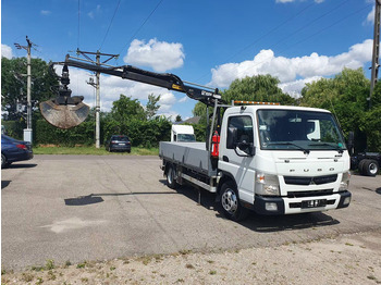 Dropside/ Flatbed truck, Crane truck Mitsubishi Fuso Canter 7C15 - Flatbed truck + crane: picture 2 Dropside/ Flatbed truck, Crane truck Mitsubishi Fuso Canter 7C15 - Flatbed truck + crane: picture 2