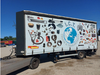 Curtainsider semi-trailer