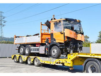 Tipper, Crane truck Renault C 380: picture 2
