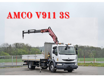 Dropside/ Flatbed truck RENAULT Midlum 220
