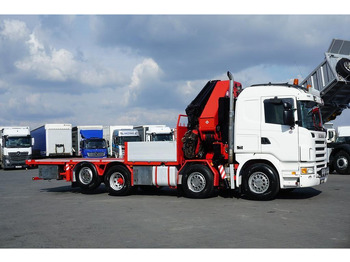 Dropside/ Flatbed truck, Crane truck Scania G 480 / 8 X 2 / SKRZYNIOWY + HDS / HMF THOR - O K6 + JIB FJ 2000: picture 5 Dropside/ Flatbed truck, Crane truck Scania G 480 / 8 X 2 / SKRZYNIOWY + HDS / HMF THOR - O K6 + JIB FJ 2000: picture 5