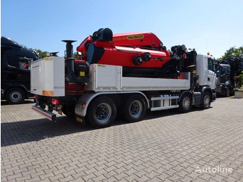 Dropside/ Flatbed truck, Crane truck Scania G410 - Flatbed+crane: picture 4