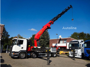 Dropside/ Flatbed truck, Crane truck Scania G410 - Flatbed+crane: picture 5